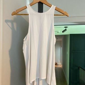 Carbon38 white open back tank